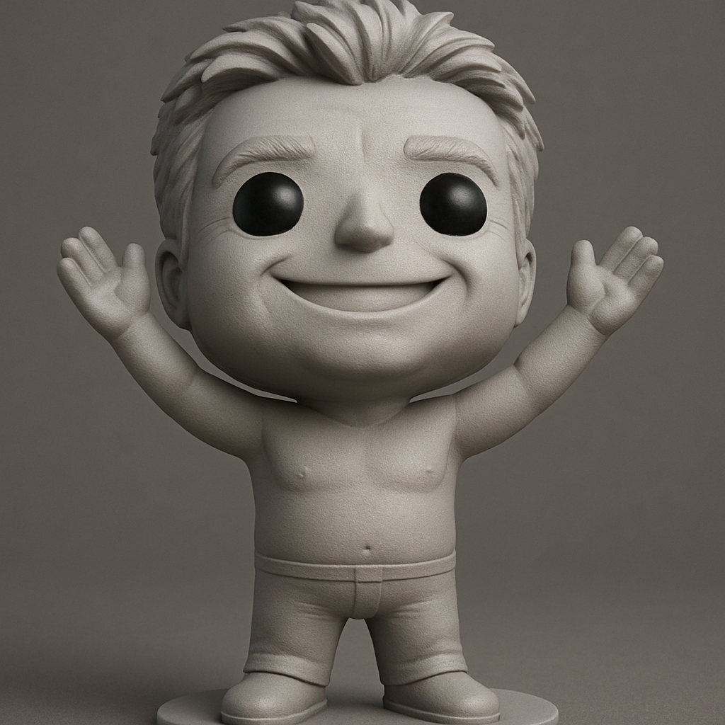 face anatomy 3d model-create 3d face model from photo_Dynamic Chibi Guy: Your Next Fun 3D Print!