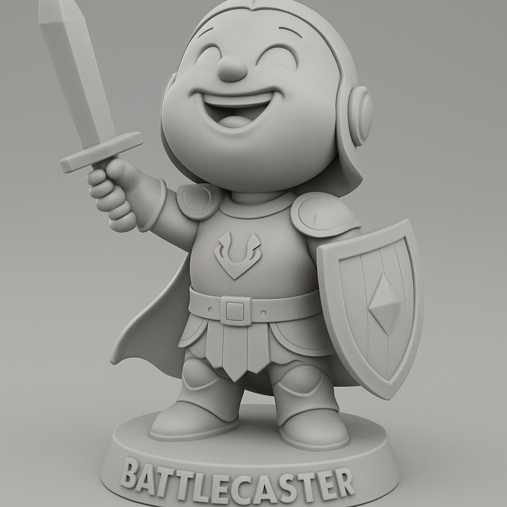 face anatomy 3d model-create 3d face model from photo_Battlecaster Chibi Knight: Cute & Mighty RPG Hero