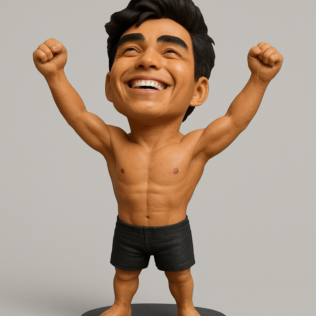face anatomy 3d model-create 3d face model from photo_Victory Bobblehead: Celebrate Your Achievements!