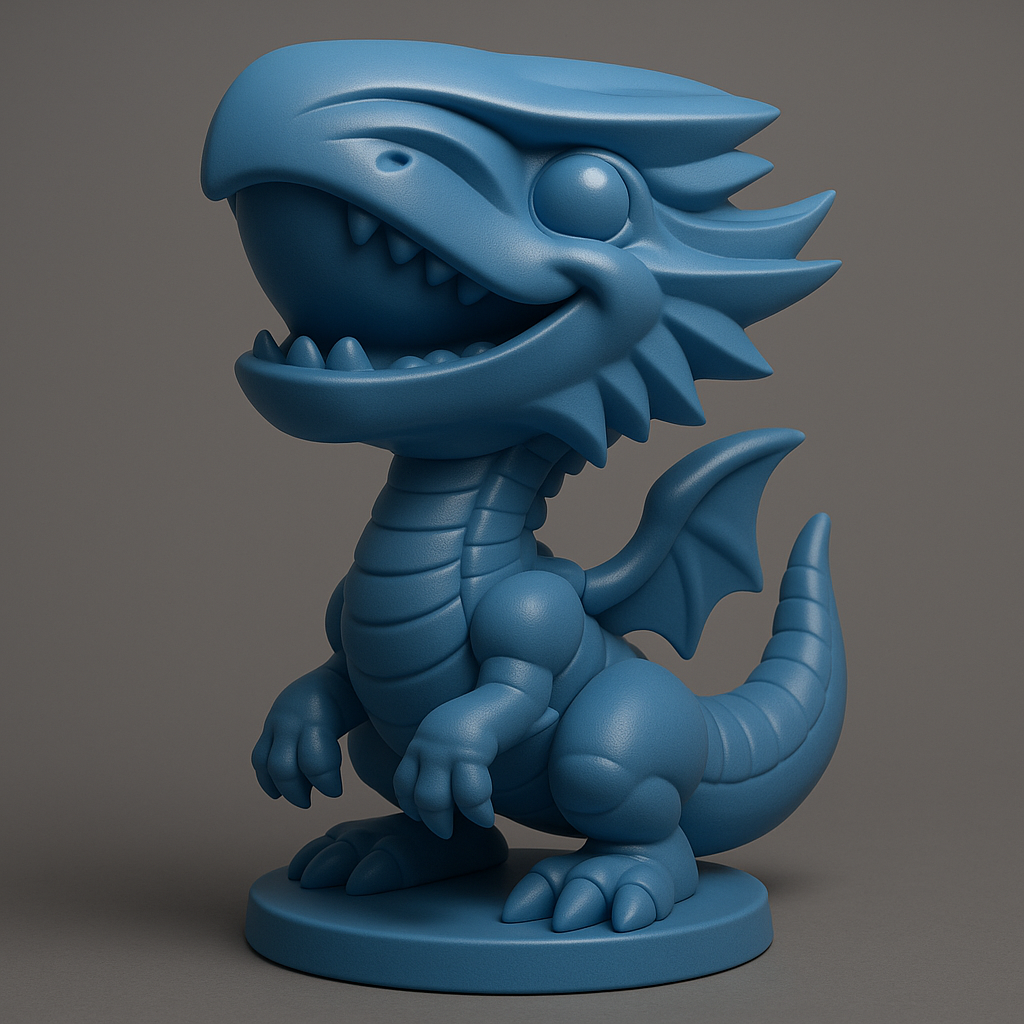face anatomy 3d model-create 3d face model from photo_Charming Dragon Figurine for Collectors