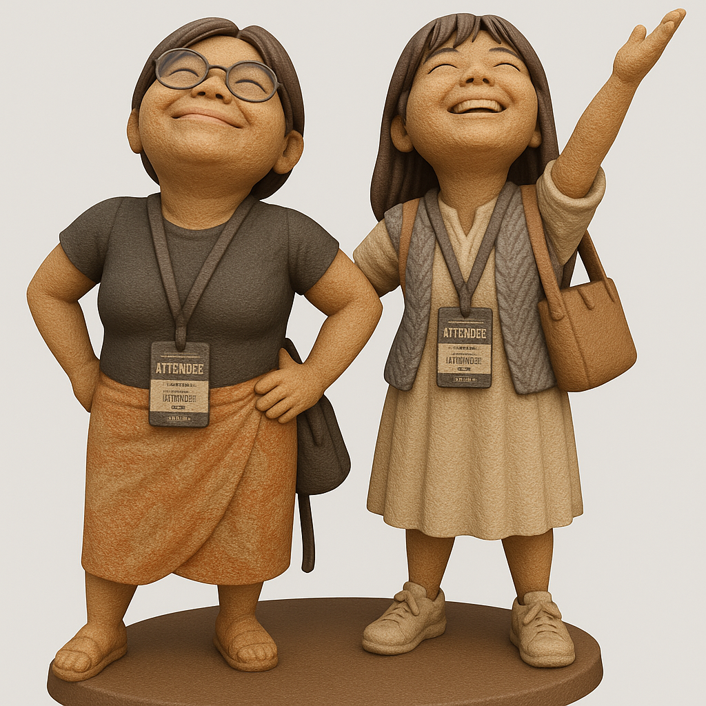 face anatomy 3d model-create 3d face model from photo_Cheerful Conference Attendees Figurine