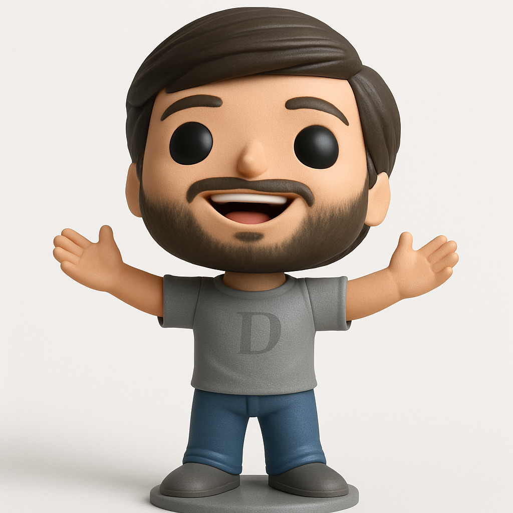 face anatomy 3d model-create 3d face model from photo_Welcoming 'D' Character Funko-Style Figurine