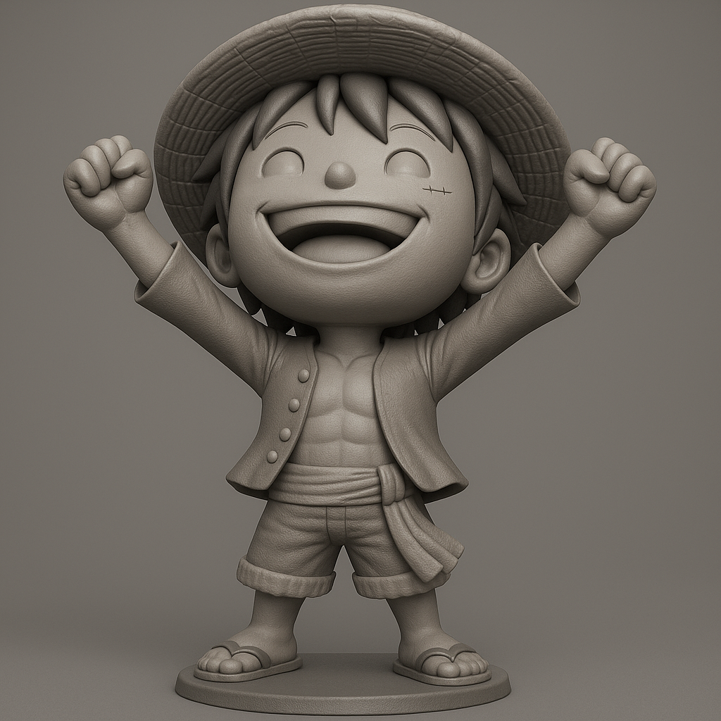 face anatomy 3d model-create 3d face model from photo_Joyful Pirate Hero 3D Model