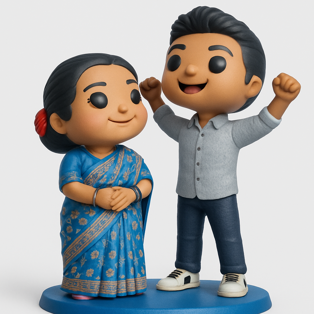 face anatomy 3d model-create 3d face model from photo_Vibrant Indian Couple Decor - Print Your Happiness