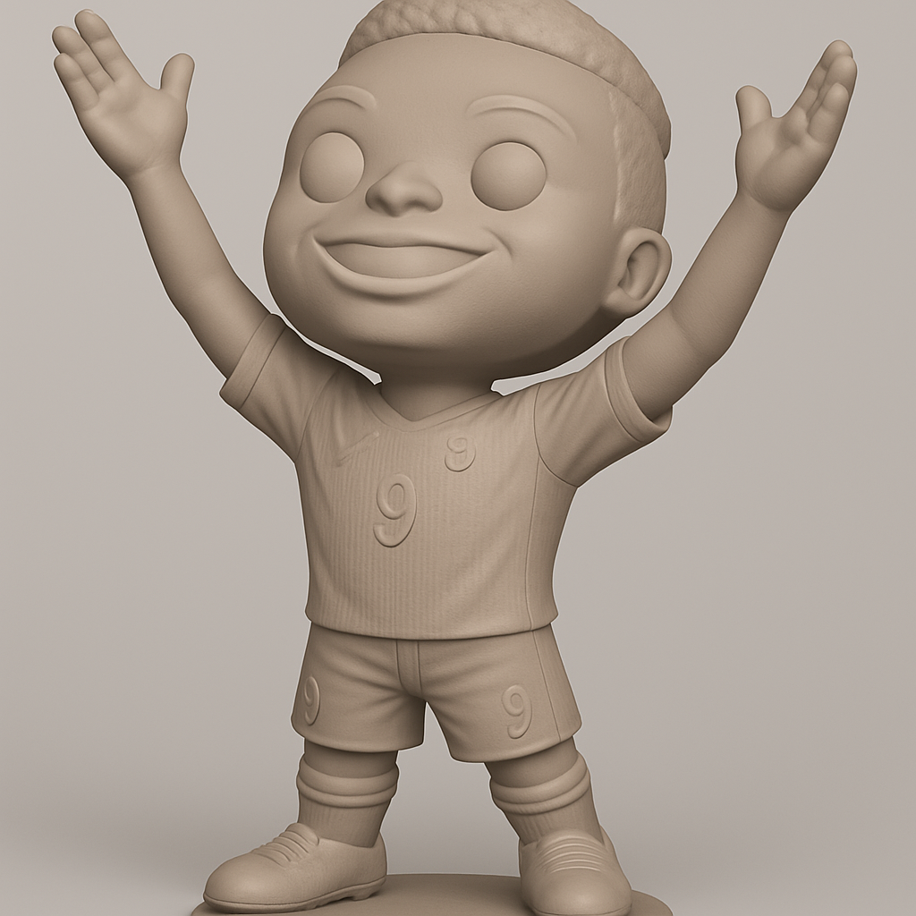 face anatomy 3d model-create 3d face model from photo_Score Big with This Chibi Soccer Hero Print!