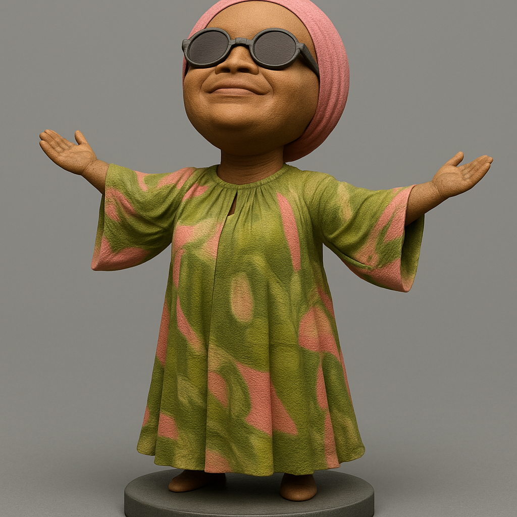 face anatomy 3d model-create 3d face model from photo_Empowering 'Open Arms' Figurine: Celebrate Joy & Welcome