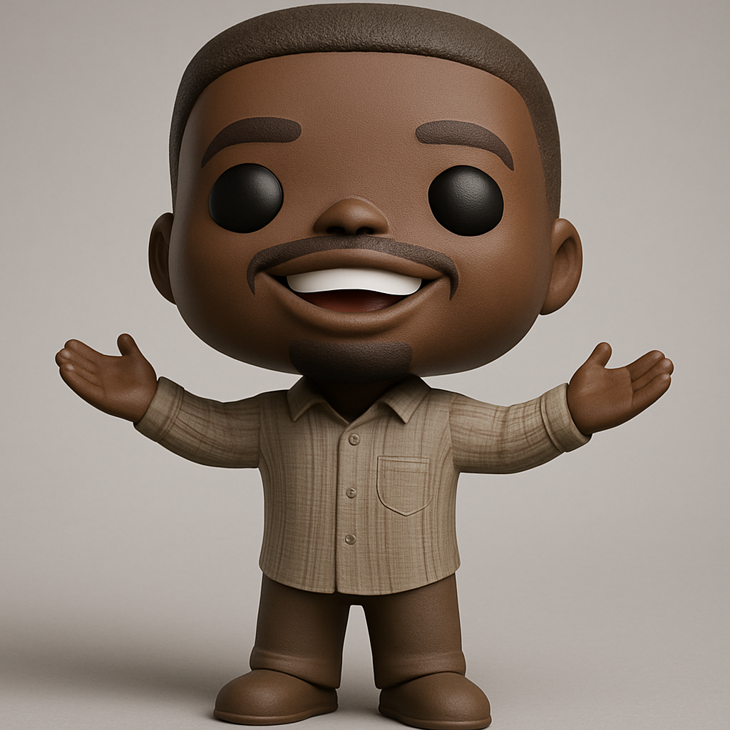 face to 3d model ai-3D portrait printing from photo_Joyful Pop-Inspired Figurine: Smile-Inducing 3D Print