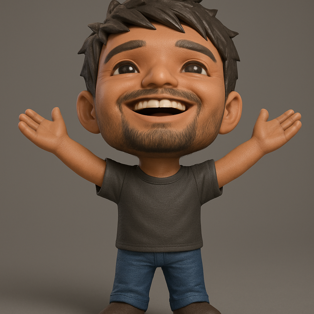 face anatomy 3d model-create 3d face model from photo_Happy Hugs Chibi Figurine - Bring Joy to Your Desk!