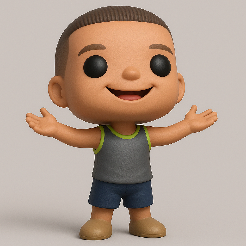 face to 3d model ai-3D portrait printing from photo_Welcoming Chibi Boy Figurine: Print Your Own Friend!
