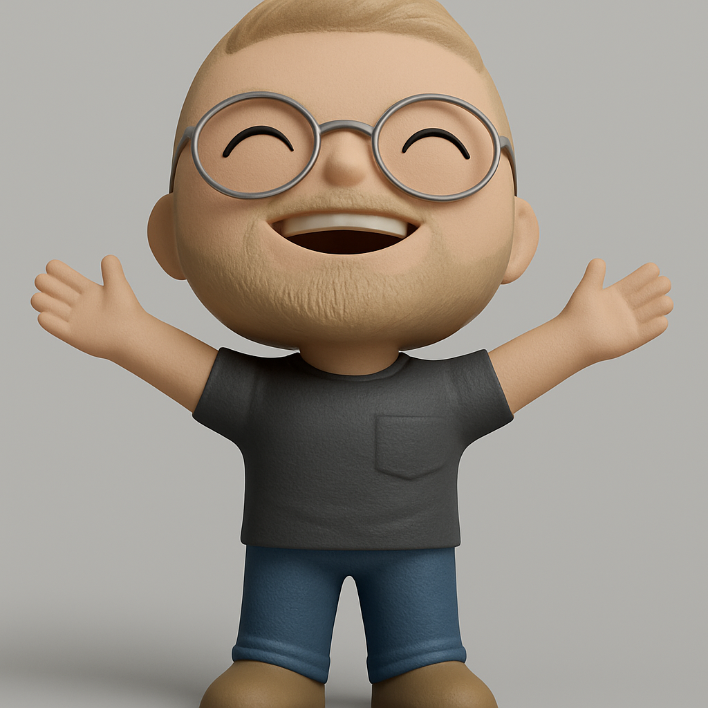 face anatomy 3d model-create 3d face model from photo_Cheerful Welcome: Friendly Hug Pose Desk Buddy