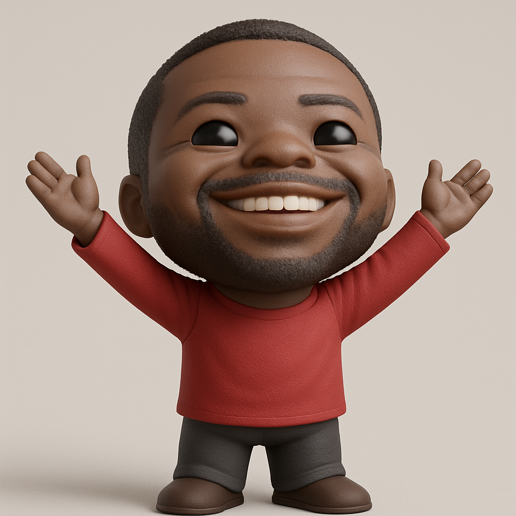 face anatomy 3d model-create 3d face model from photo_Cheerful Welcome Buddy Figurine