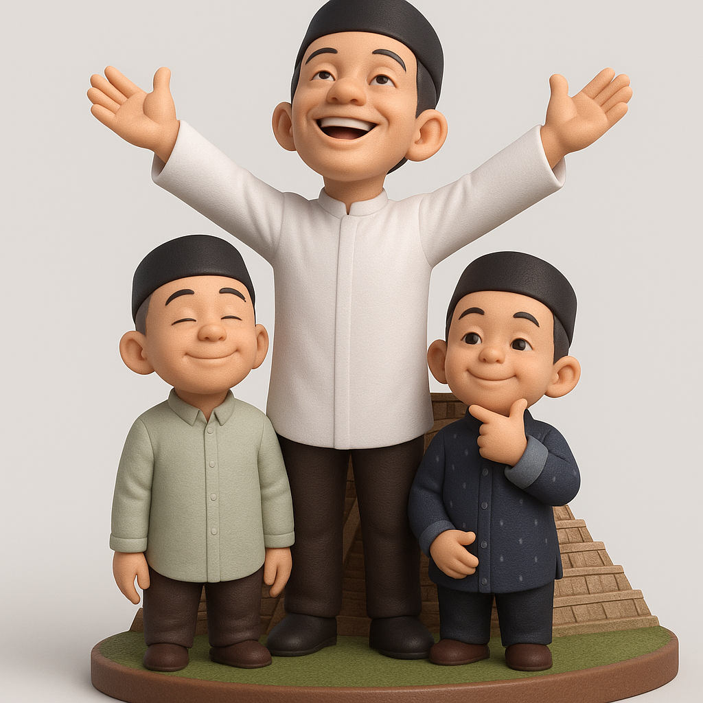 silhouette 3d printer maker-3d portrait printing_Joyful Family Figurine: Perfect for Collectors