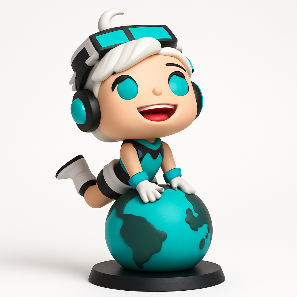 face anatomy 3d model-create 3d face model from photo_Global VR Explorer Figurine - Cute Desk Decor