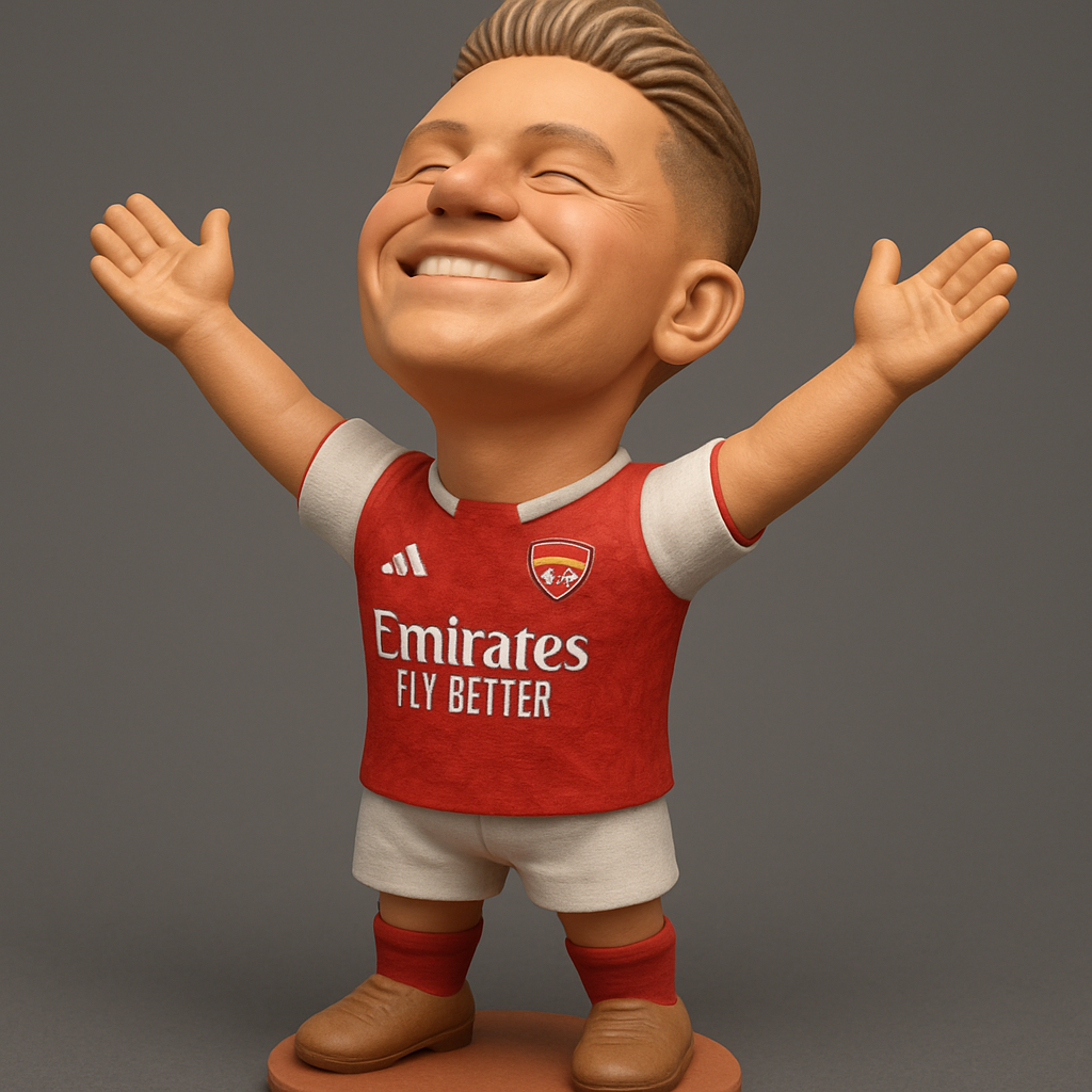 face anatomy 3d model-create 3d face model from photo_Arsenal Fan Joy Figurine: Score a Win on Your Printer!