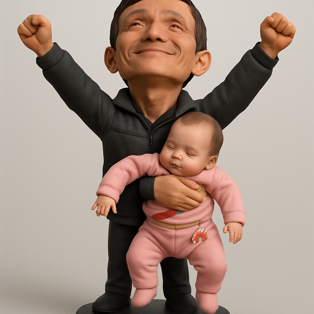 face anatomy 3d model-create 3d face model from photo_New Dad's Triumph: Celebrate Joy & Family Bond