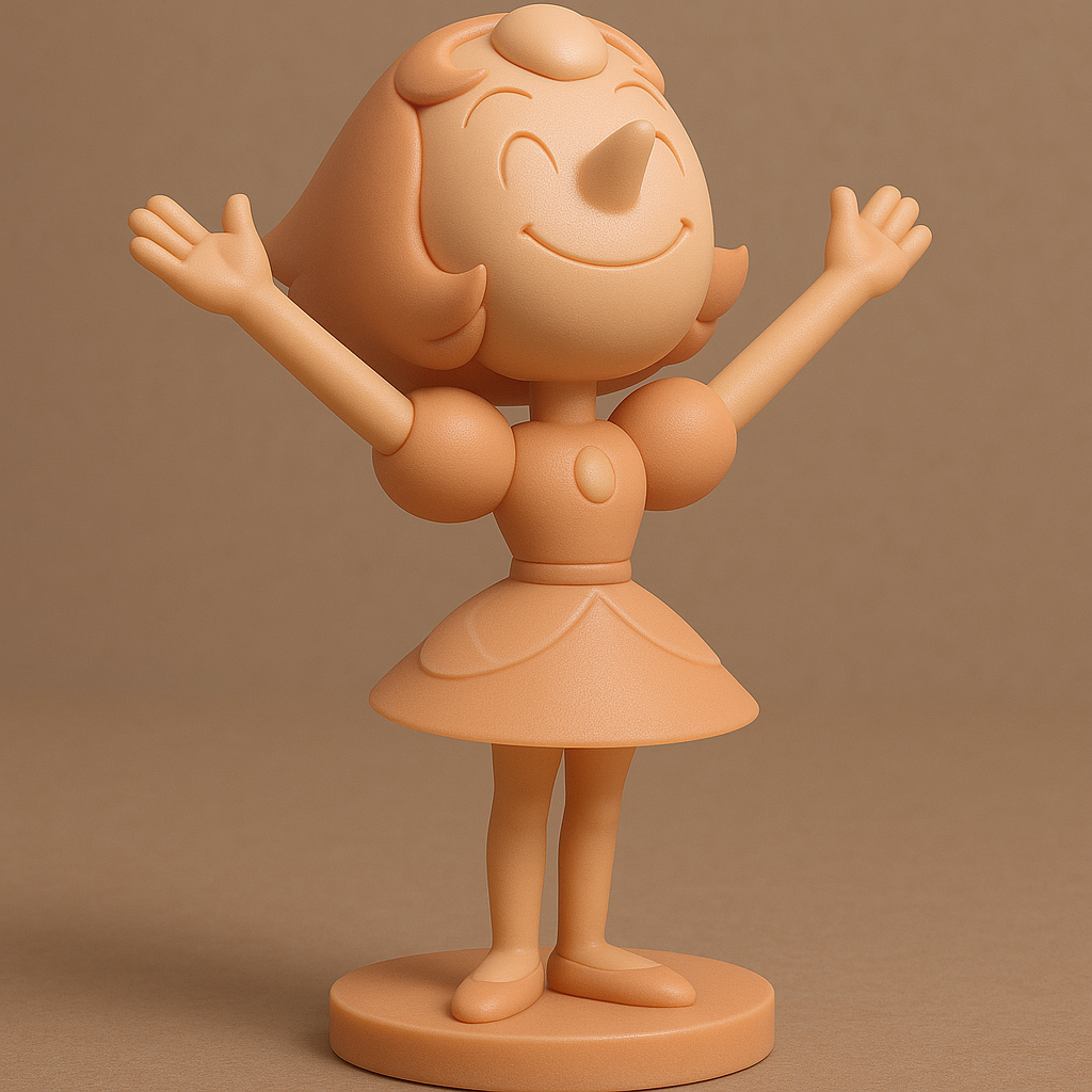 face anatomy 3d model-create 3d face model from photo_Cheerful 3D Character Model for Printing