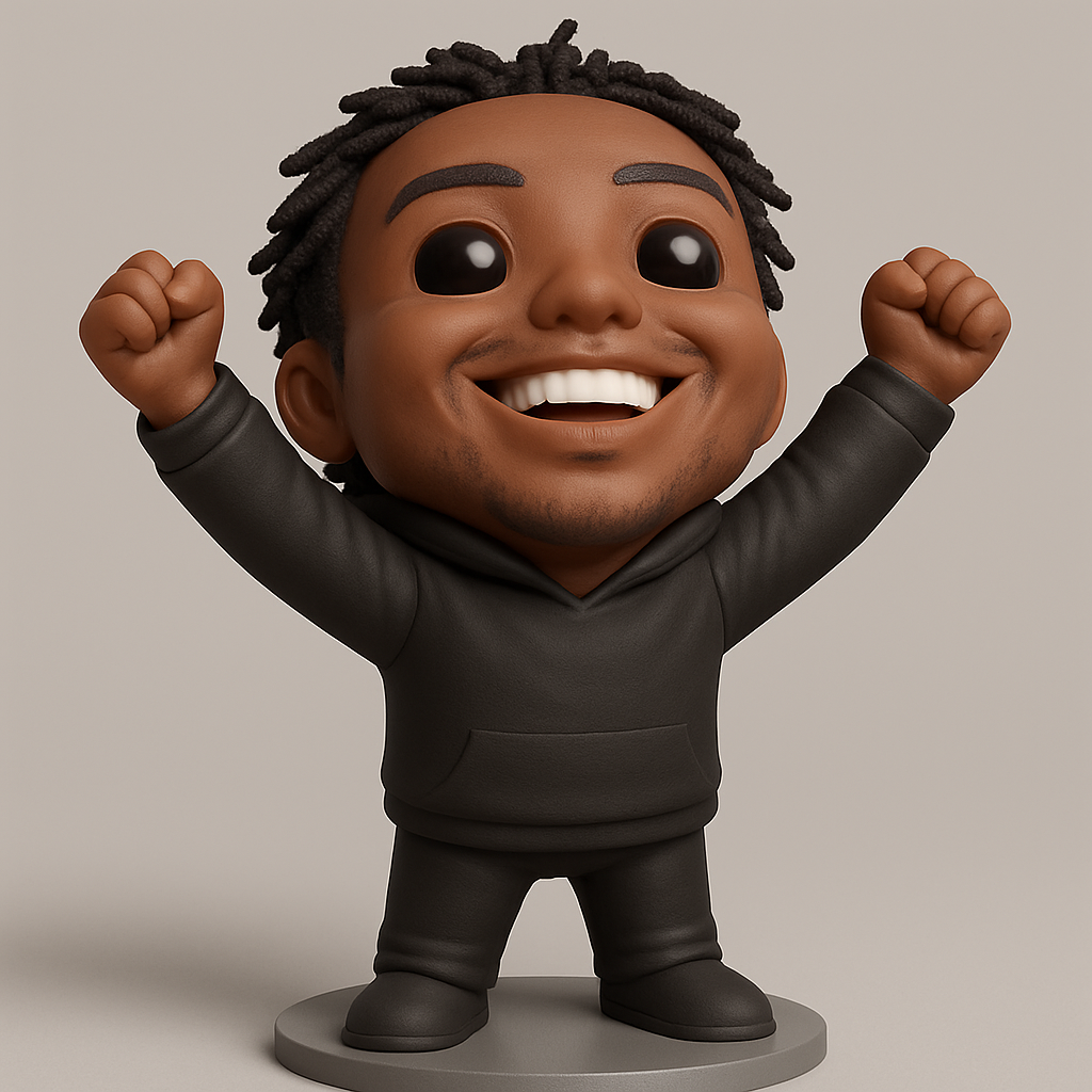 face anatomy 3d model-create 3d face model from photo_Victor's Pose Figurine: Celebrate & Inspire Joy!