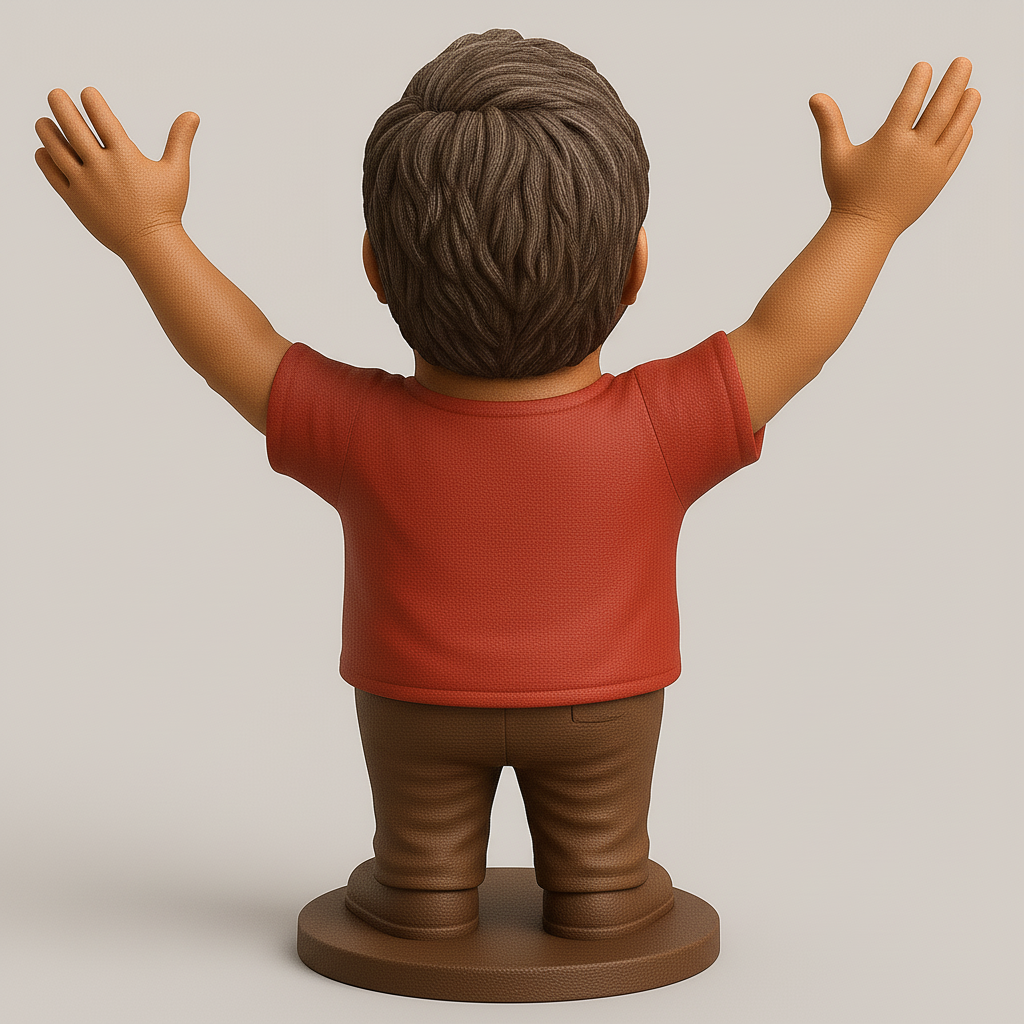 face anatomy 3d model-create 3d face model from photo_Joyful Celebratory Figure for 3D Printing