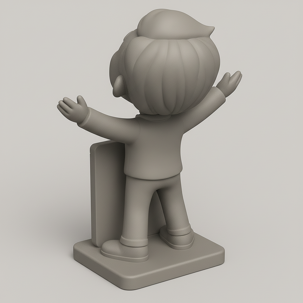 silhouette 3d printer maker-3d portrait printing_Cheerful Recovery Phrase Holder