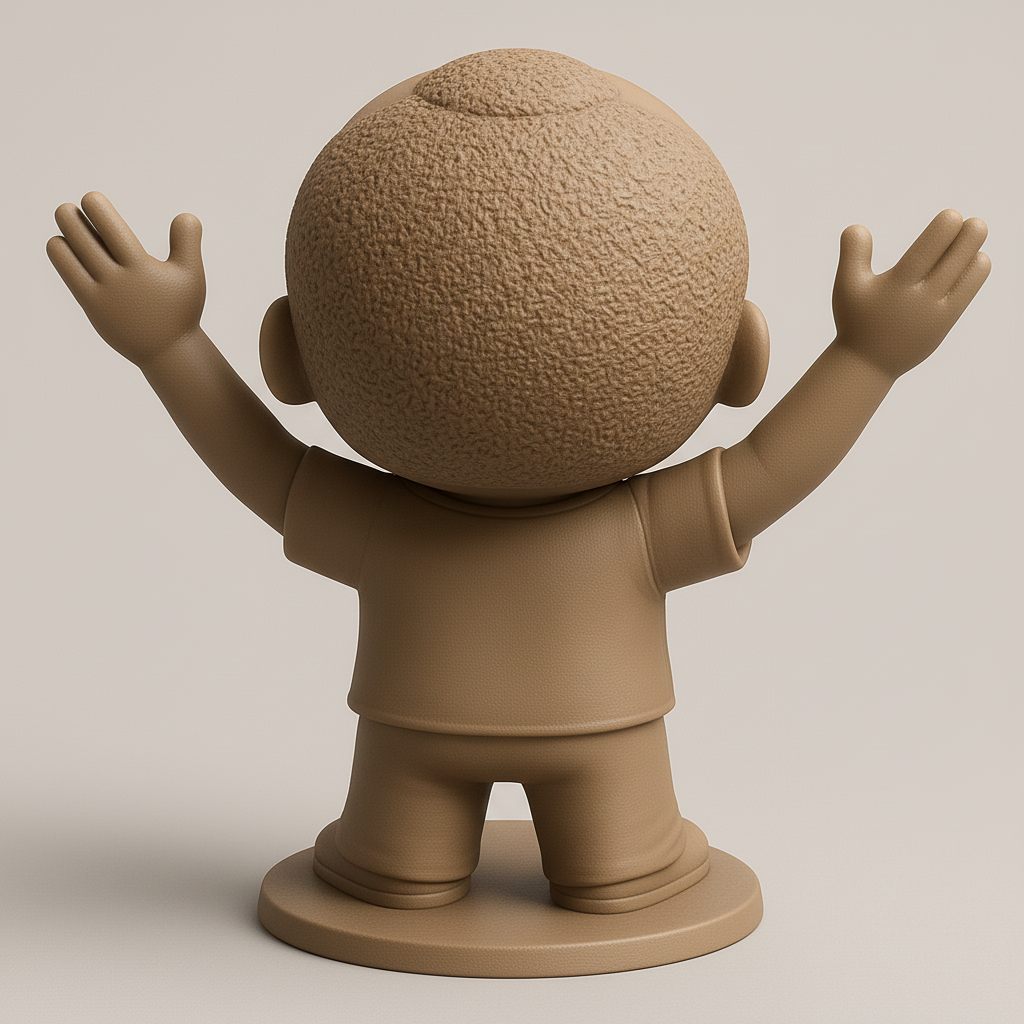 face to 3d model ai-3D portrait printing from photo_Cheery Desk Buddy 3D Model - Spread Smiles!