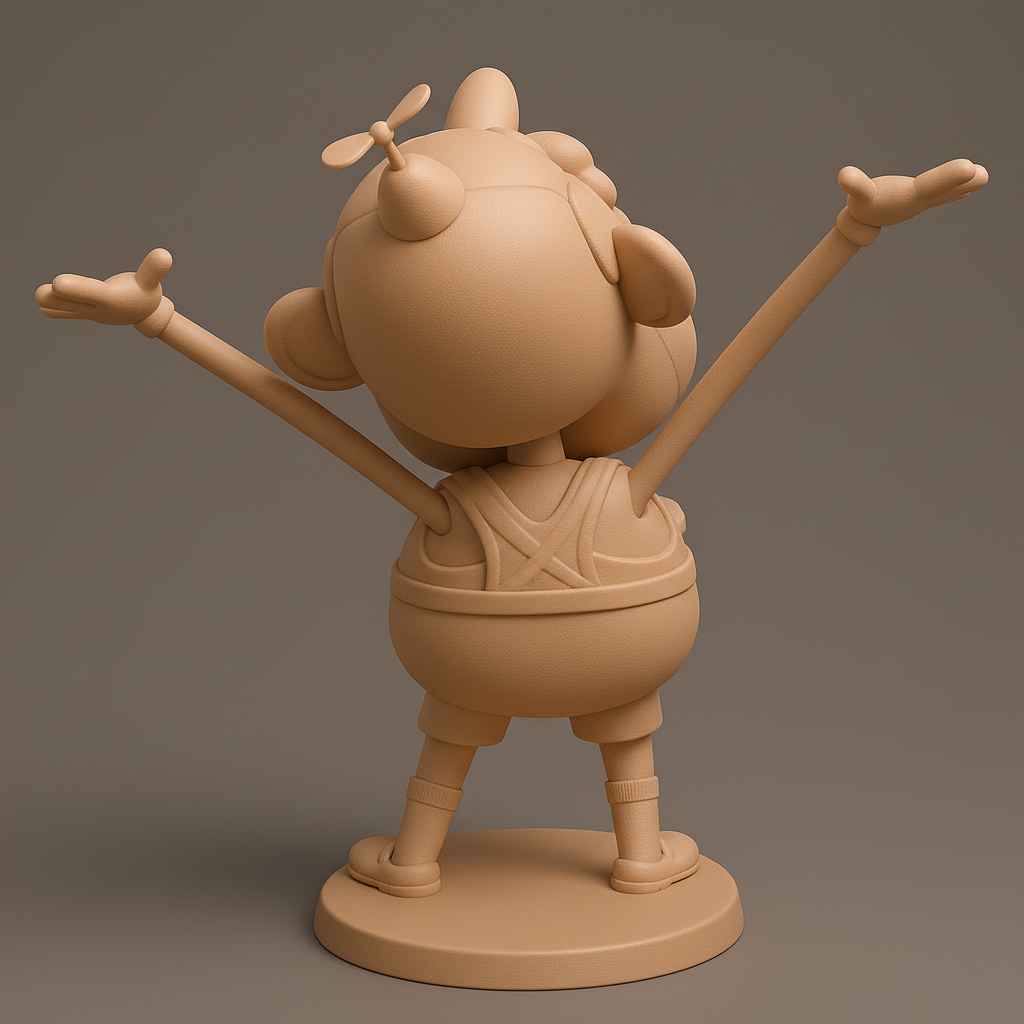 face anatomy 3d model-create 3d face model from photo_Cheerful Grandpa Figure for 3D Printing