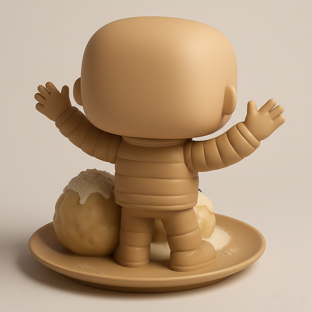 face to 3d model ai-3D portrait printing from photo_Kawaii Pastry Pal: Funko-Inspired Sweet Treat Display