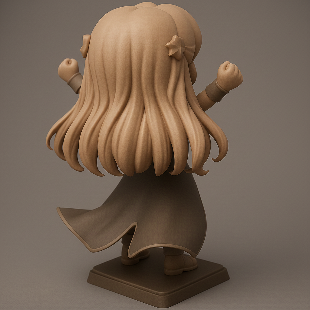 face anatomy 3d model-create 3d face model from photo_Joyful Heroic Figure for 3D Printing