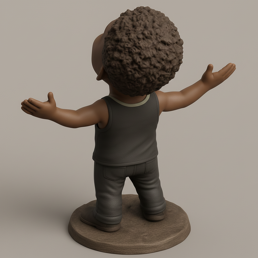 face anatomy 3d model-create 3d face model from photo_Pure Joy: Laughing Boy Desk Figurine