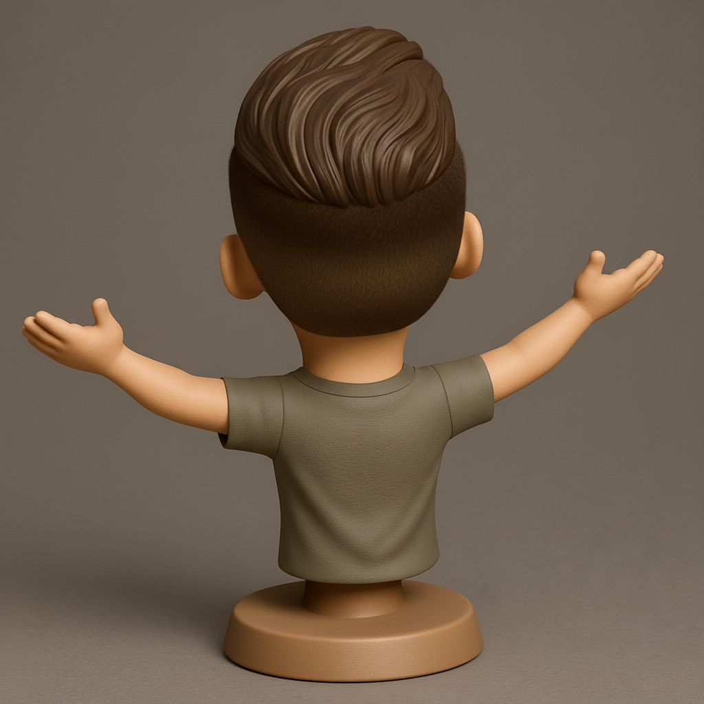 face anatomy 3d model-create 3d face model from photo_Uplifting Figure: Celebrate Success & Joy!