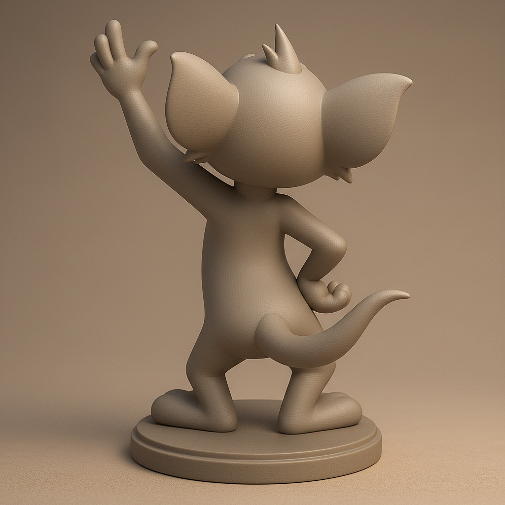 face anatomy 3d model-create 3d face model from photo_Cheerful Cat Character 3D Model