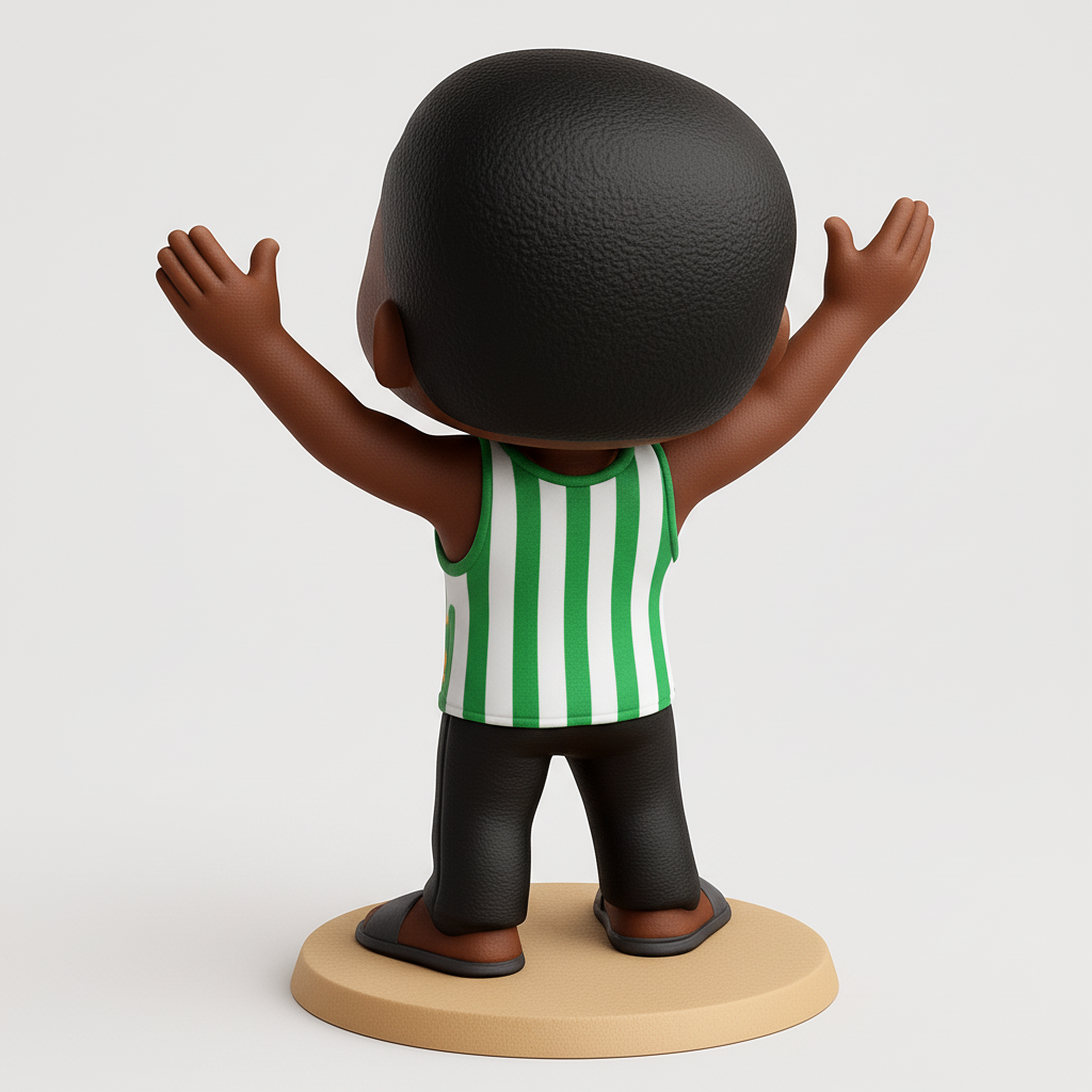 face anatomy 3d model-create 3d face model from photo_Celebrate Summer: Cheerful Tropical Boy Figurine