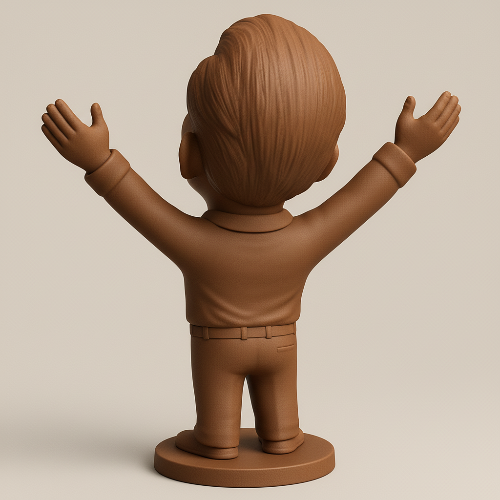 face anatomy 3d model-create 3d face model from photo_Pure Joy Figurine: Celebrate Success & Uplift Your Space