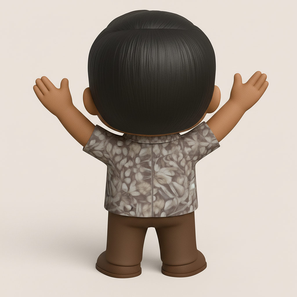 face to 3d model ai-3D portrait printing from photo_Welcome Hug Character: Spread Joy with this 3D Print!