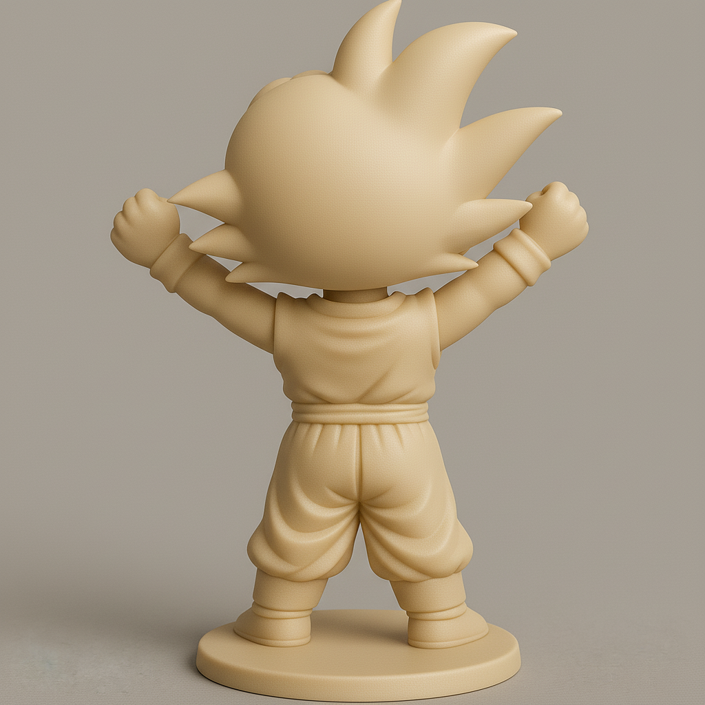 silhouette 3d printer maker-3d portrait printing_Joyful Heroic Character for 3D Printing