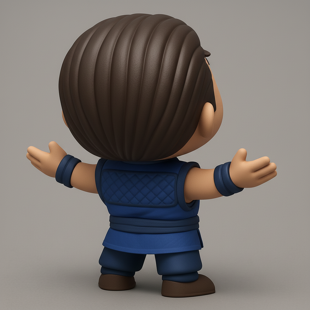 face to 3d model ai-3D portrait printing from photo_Your Joyful Chibi Pal 3D Model