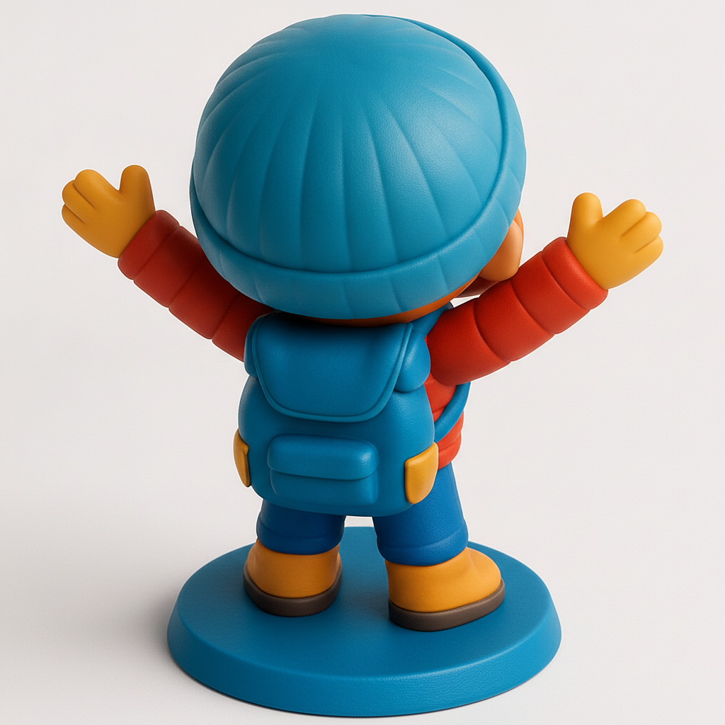 face to 3d model ai-3D portrait printing from photo_Happy Hiker: Your Joyful Desktop Adventure Companion