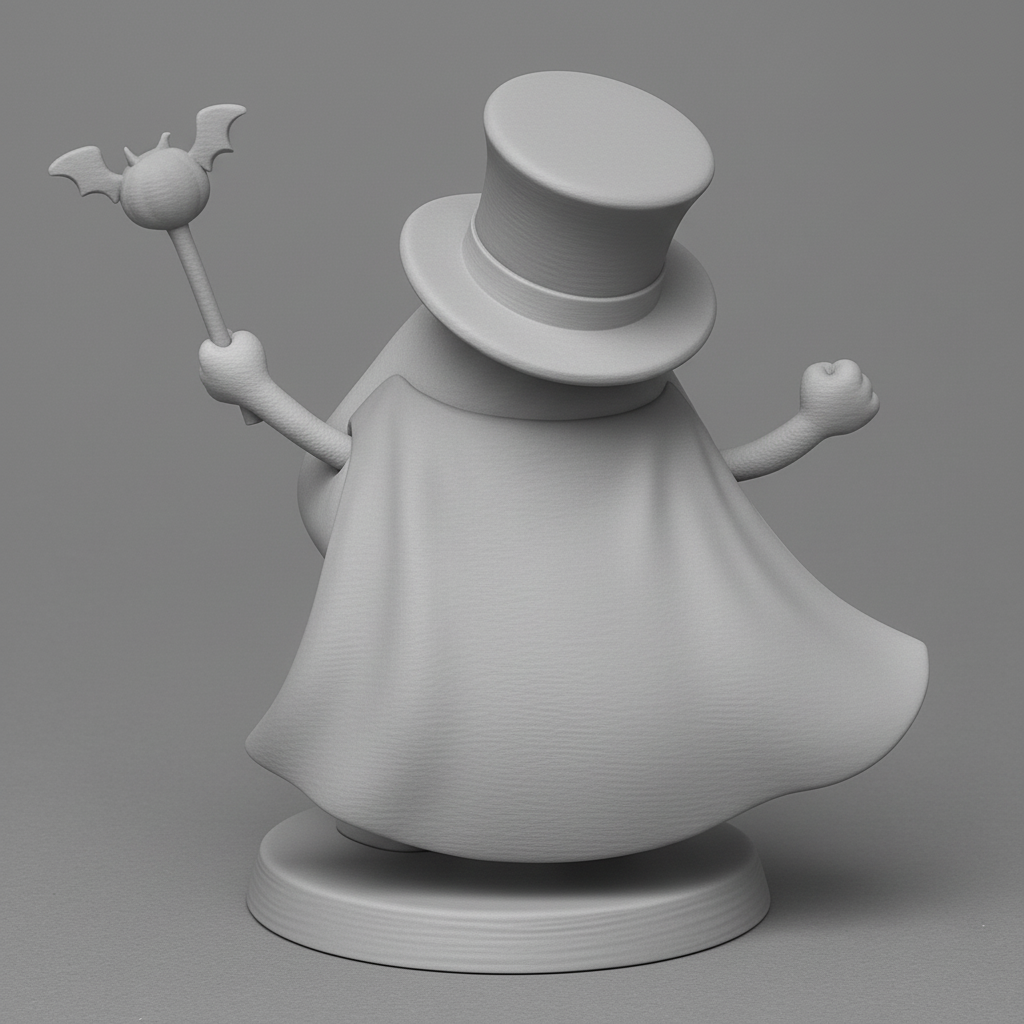 face to 3d model ai-3D portrait printing from photo_Charming Candy Corn Halloween Decor Print