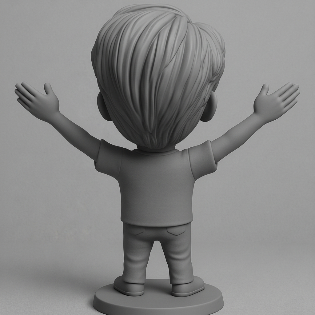 face anatomy 3d model-create 3d face model from photo_Optimistic Friend 3D Print - Share the Cheer & Joy!