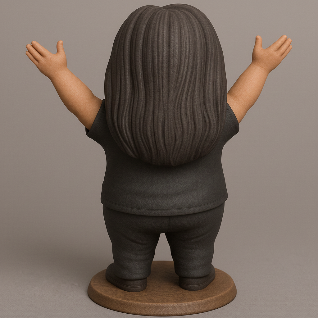 face anatomy 3d model-create 3d face model from photo_Joyful Figure with Outstretched Arms