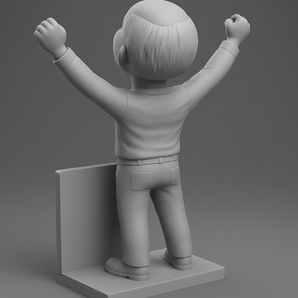 silhouette 3d printer maker-3d portrait printing_Celebrate Success: Unlock Rewards with this 3D Print!