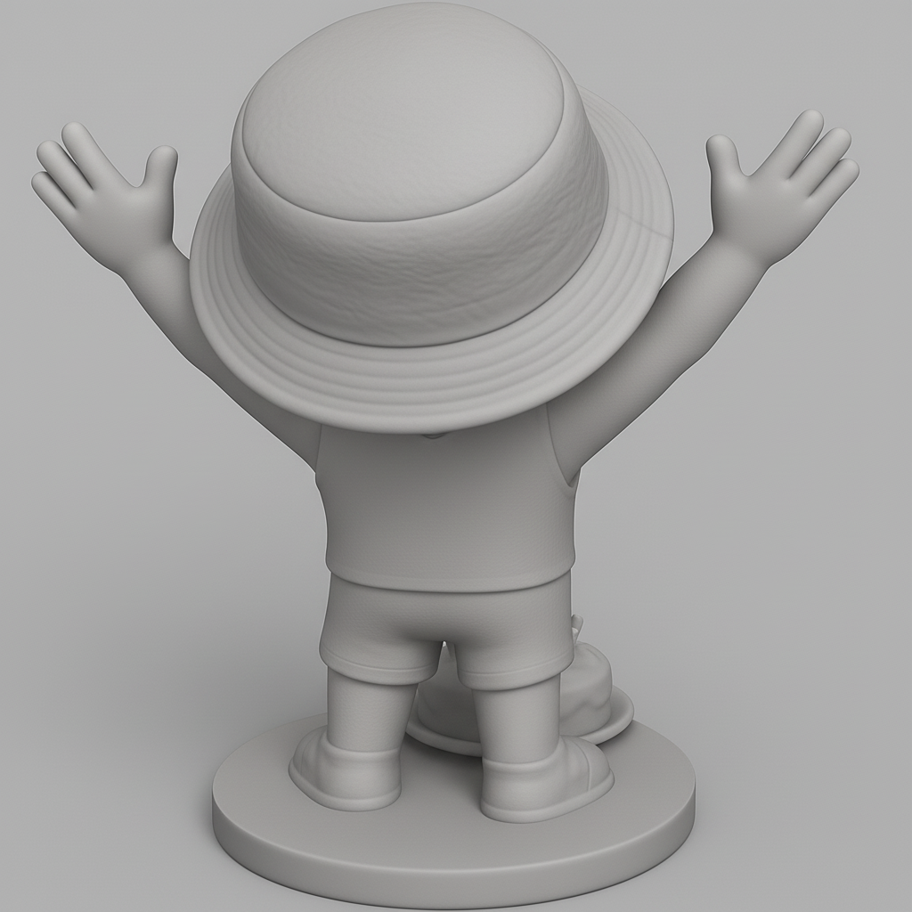 face anatomy 3d model-create 3d face model from photo_Joyful C-COSRO Chibi: Perfect Birthday Gift 3D Print