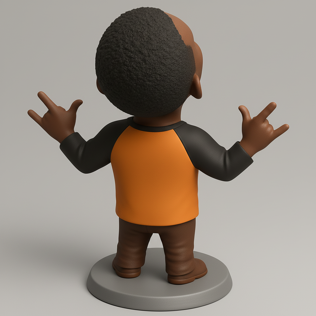 face to 3d model ai-3D portrait printing from photo_MAX1Nl Rocker Boy Figurine - Expressive Fun Print!