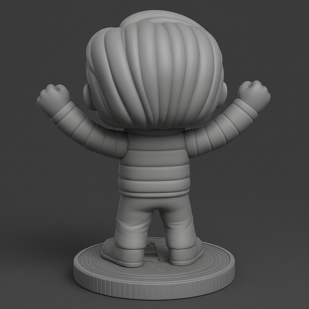 face anatomy 3d model-create 3d face model from photo_Winning Pop! Celebrate Every Success with This Figurine