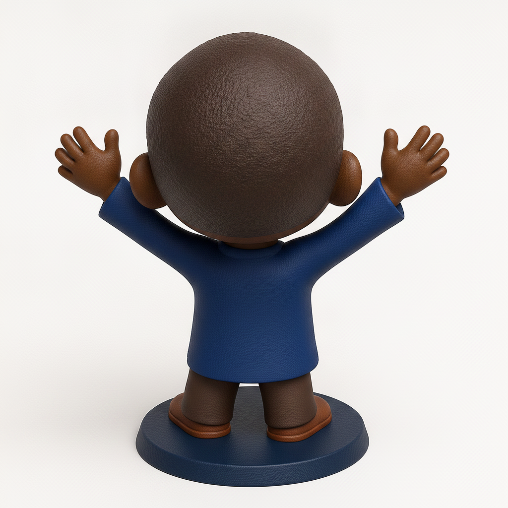 face anatomy 3d model-create 3d face model from photo_Happy Child Figurine - Bring Joy to Your Space!