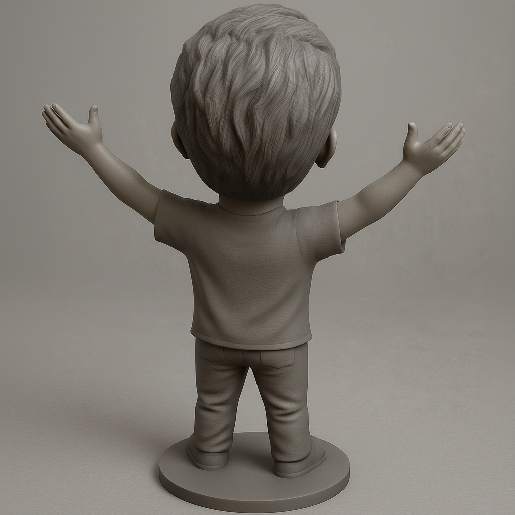 face anatomy 3d model-create 3d face model from photo_Spread Joy! Enthusiastic Man 3D Print Model