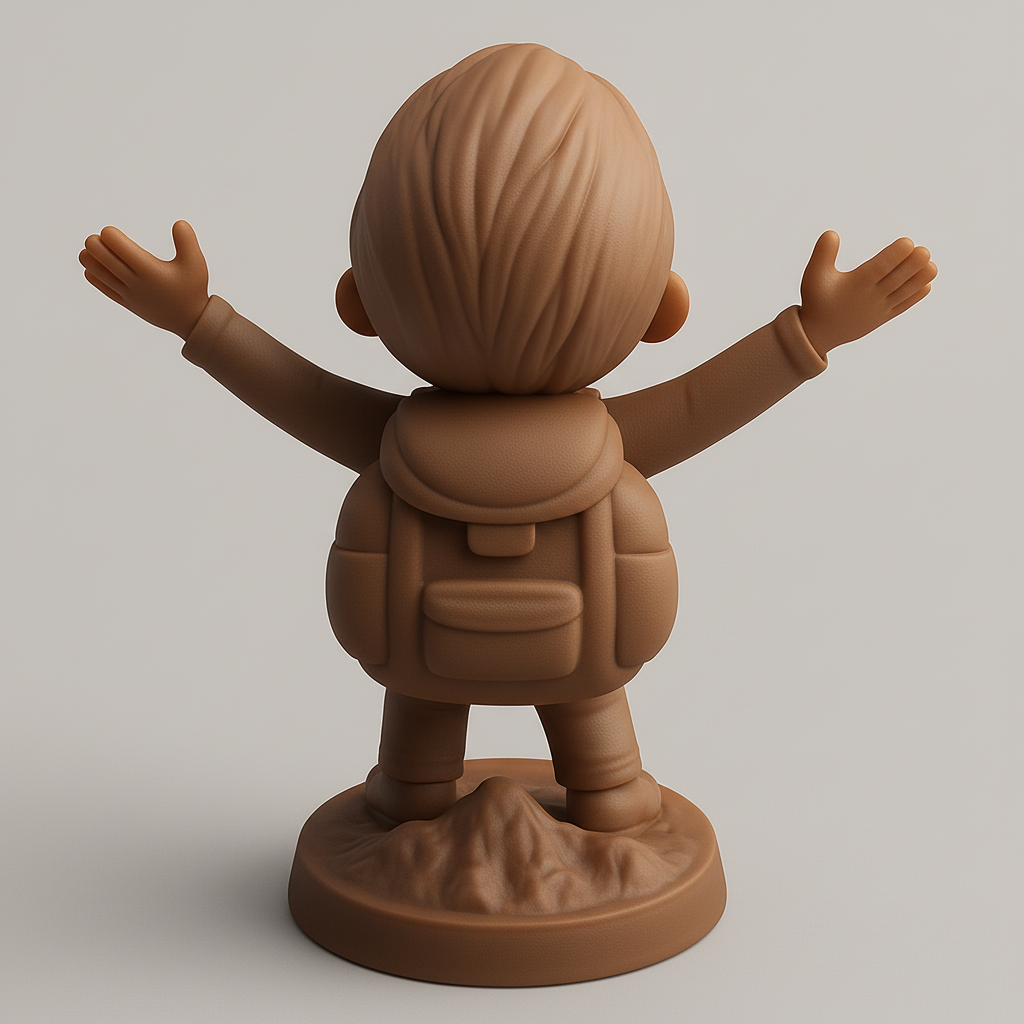 face anatomy 3d model-create 3d face model from photo_Joyful Everest Climber Trophy - Celebrate Achievements