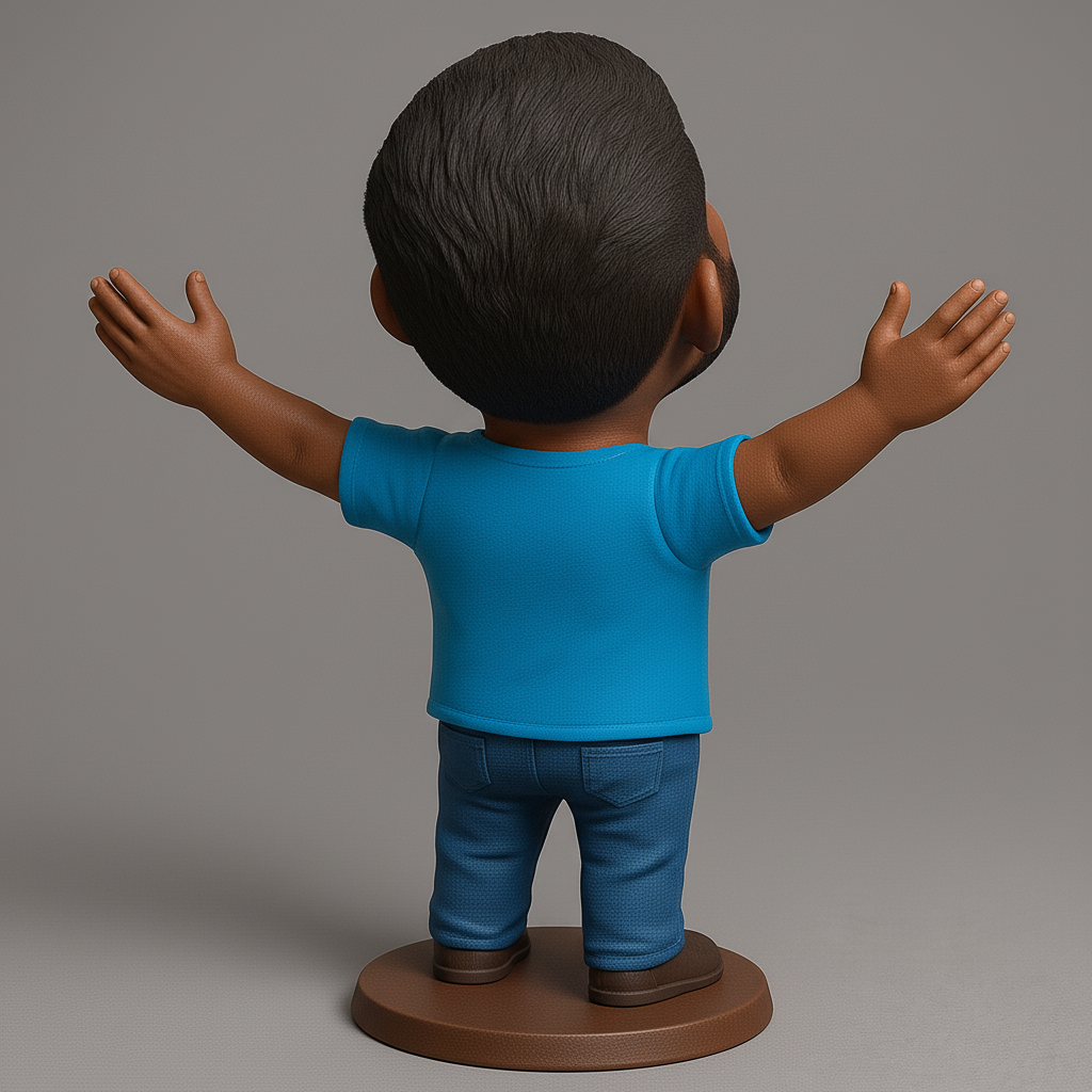 face anatomy 3d model-create 3d face model from photo_Joyful Desi Kalin Figurine