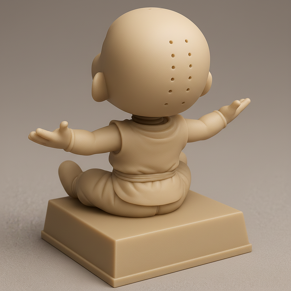 face anatomy 3d model-create 3d face model from photo_Cheerful Dragon Ball Z Baby Figure