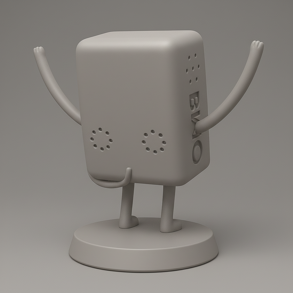 face anatomy 3d model-create 3d face model from photo_Cheerful Game Console Character Model