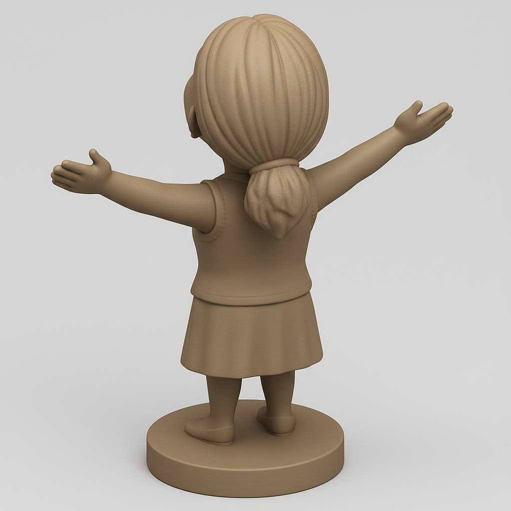 face anatomy 3d model-create 3d face model from photo_Joyful Celebratory Figure